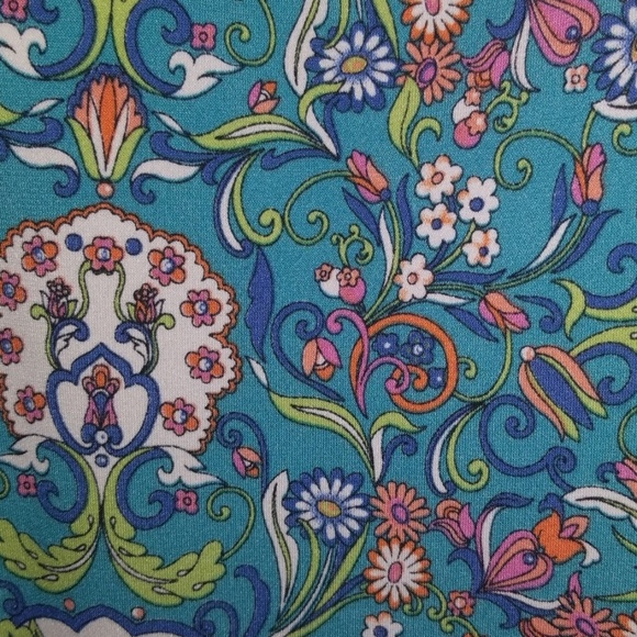 GUC Floral Print Top with Sheer Halter Overlay - Picture 3 of 6